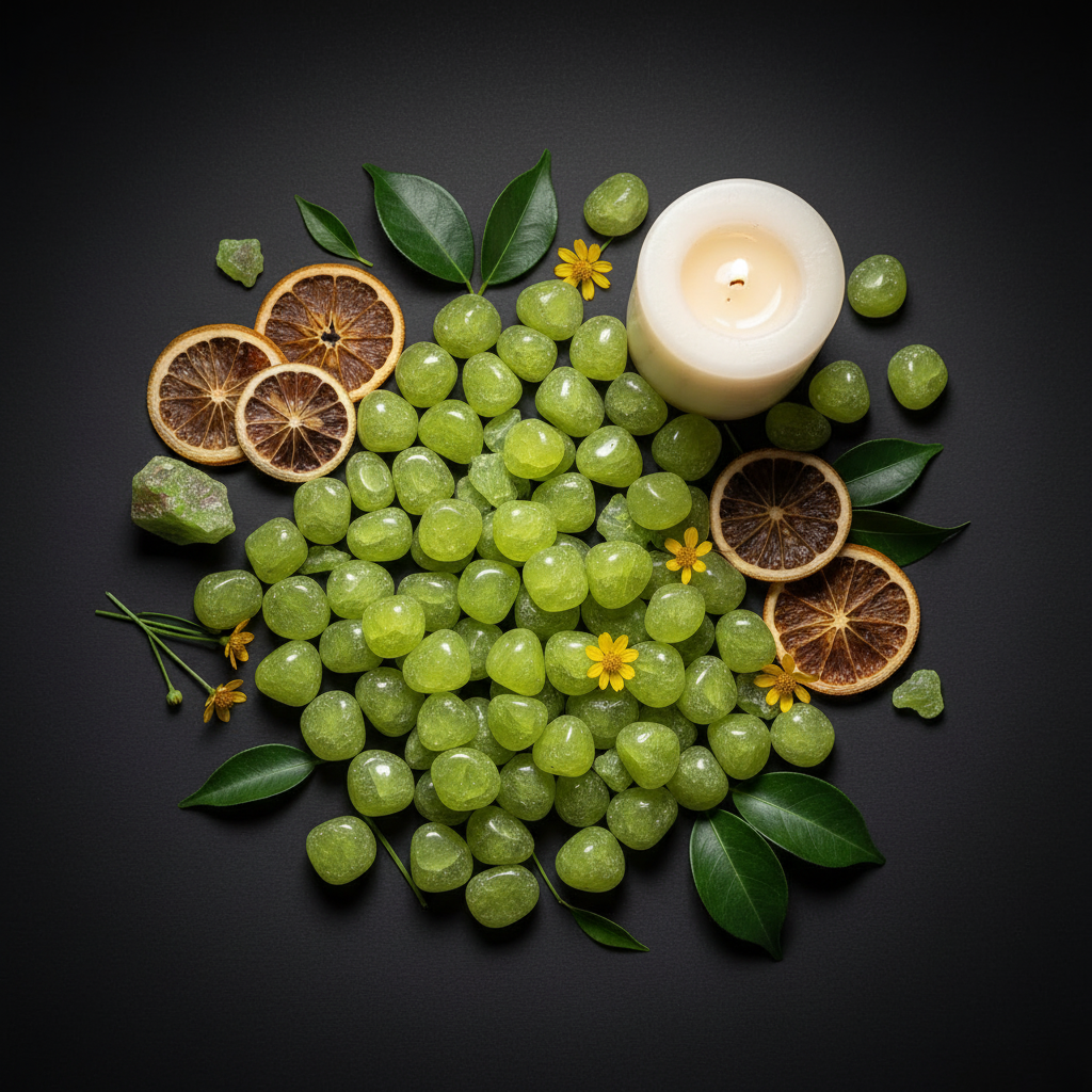 Peridot Flat Lay