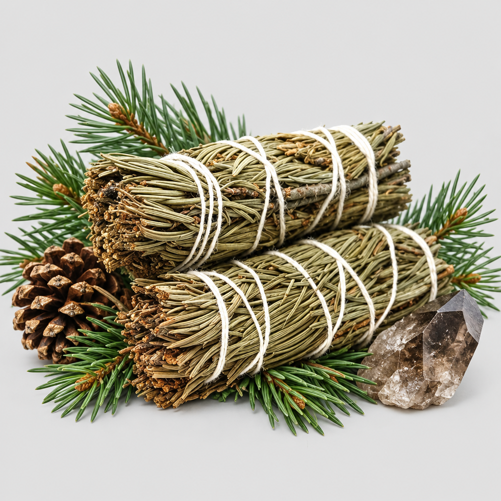 Pine smudge stick hero
