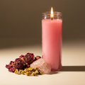 Pink 7-Day Glass Jar Candle Hero