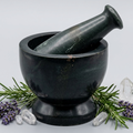 Plain soapstone mortar and pestle hero