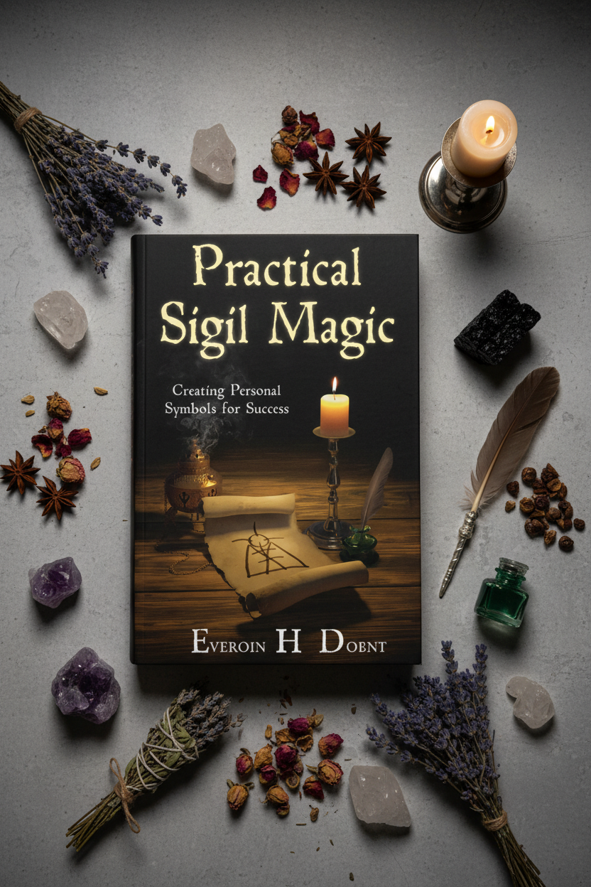 Practical Sigil Magic Flat Lay