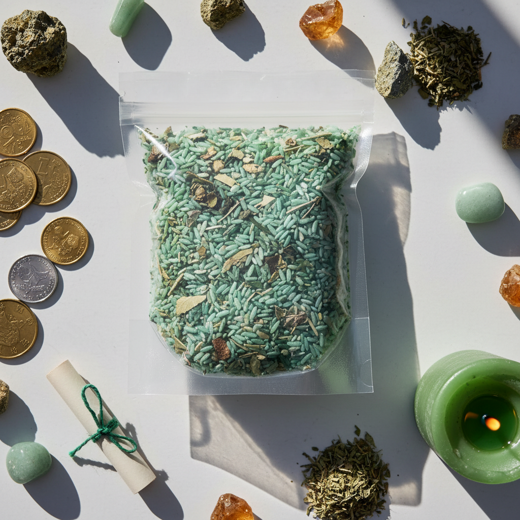Prosperity Rice Flat Lay