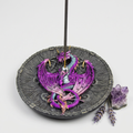 Purple Celtic dragon incense holder hero