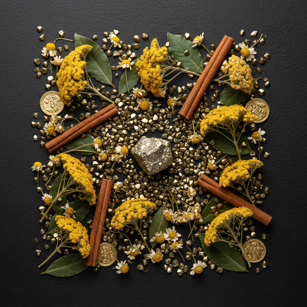 Pyrite Flat Lay