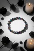 Rainbow Hematite Skull Bracelet Hero - Bright