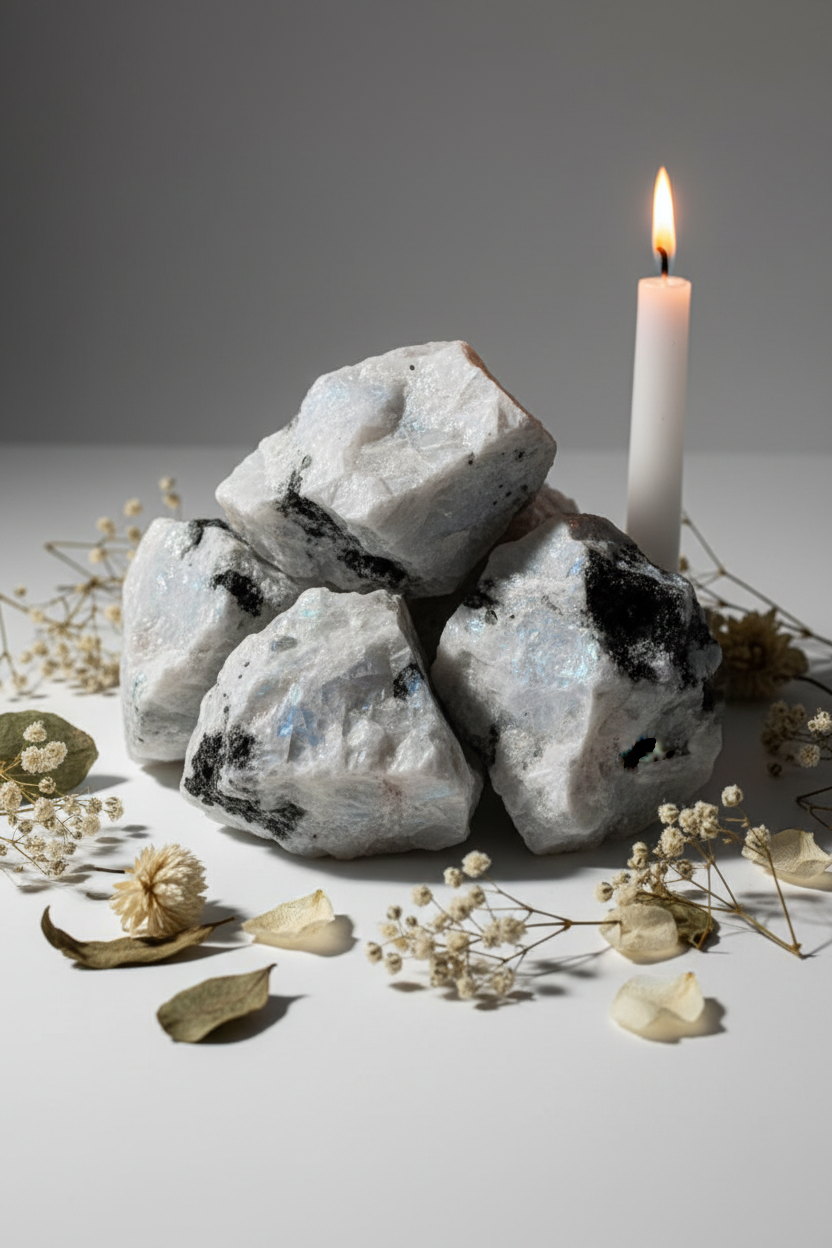 Rainbow Moonstone Chunks Hero Shot