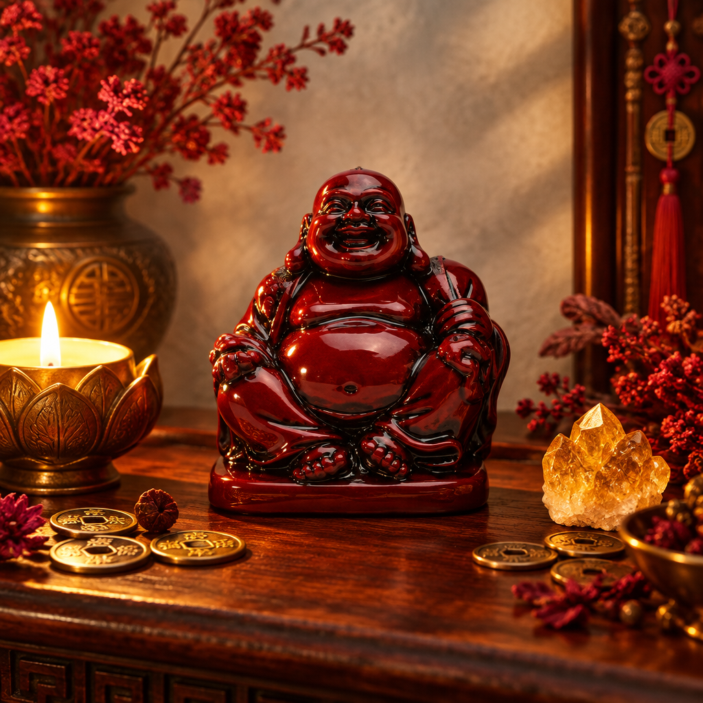 Red Laughing Buddha Lifestyle