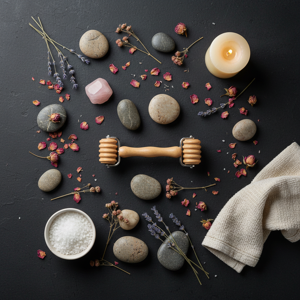 Reflexology Flat Lay