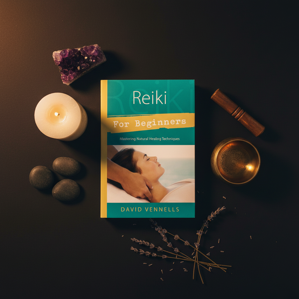 Reiki for Beginners Flat Lay