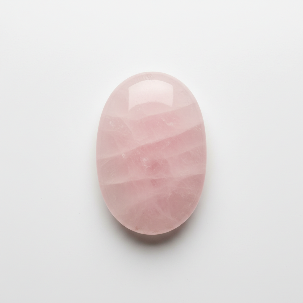 Rose Quartz Palm Stone
