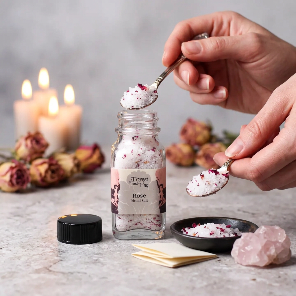 Rose Ritual Salt intention-setting lifestyle