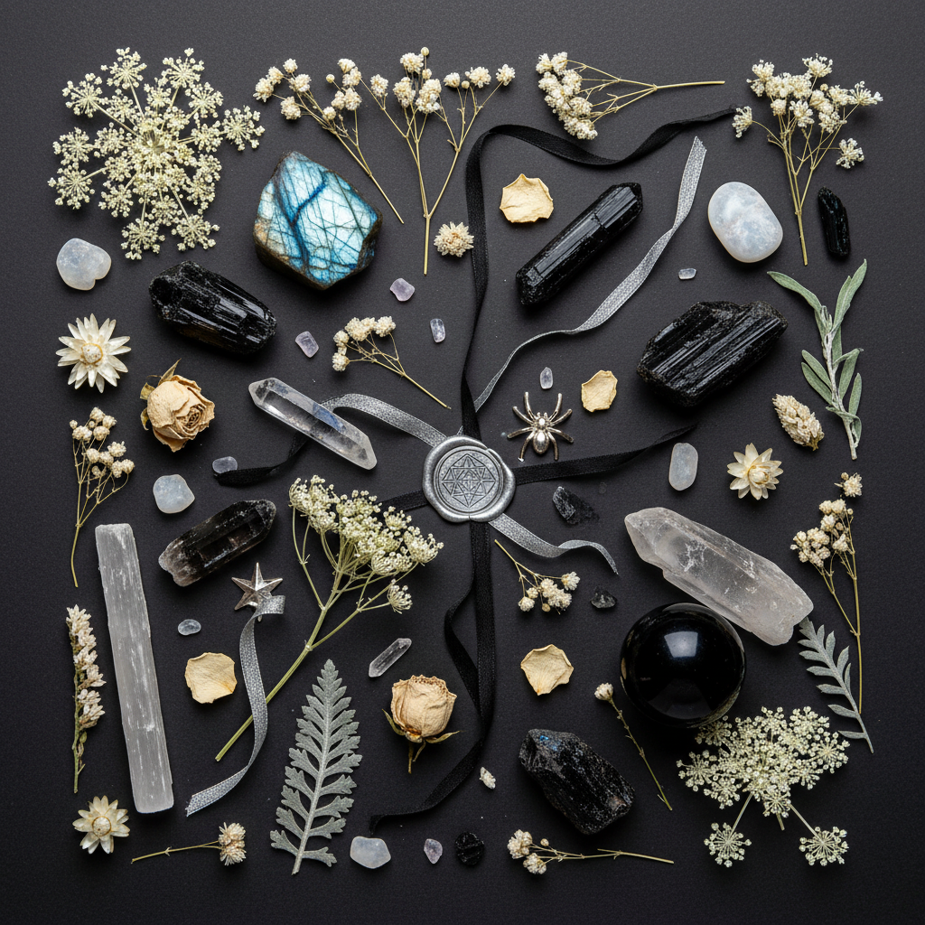 Sacred Web Flat Lay