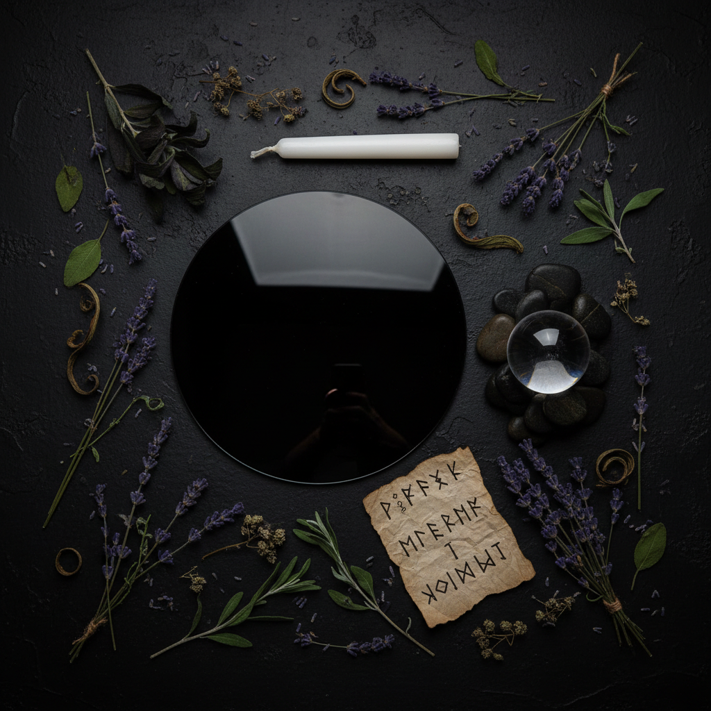 Scrying for Beginners - Flat Lay