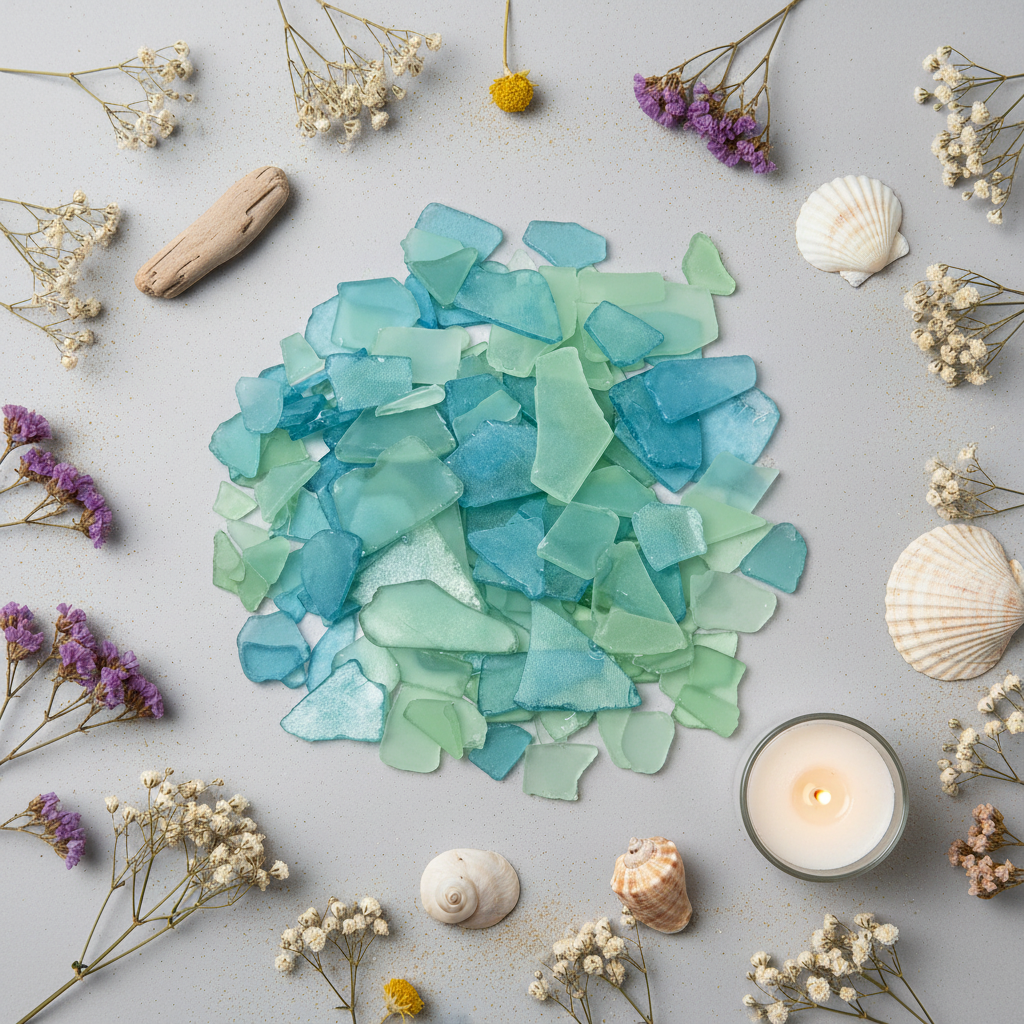 Sea Glass Flat Lay