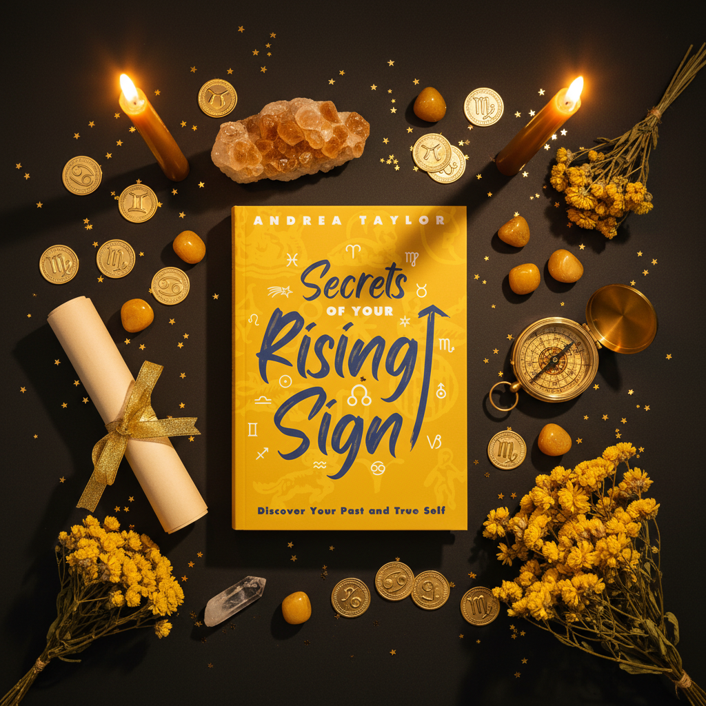 Secrets of Your Rising Sign Flat Lay