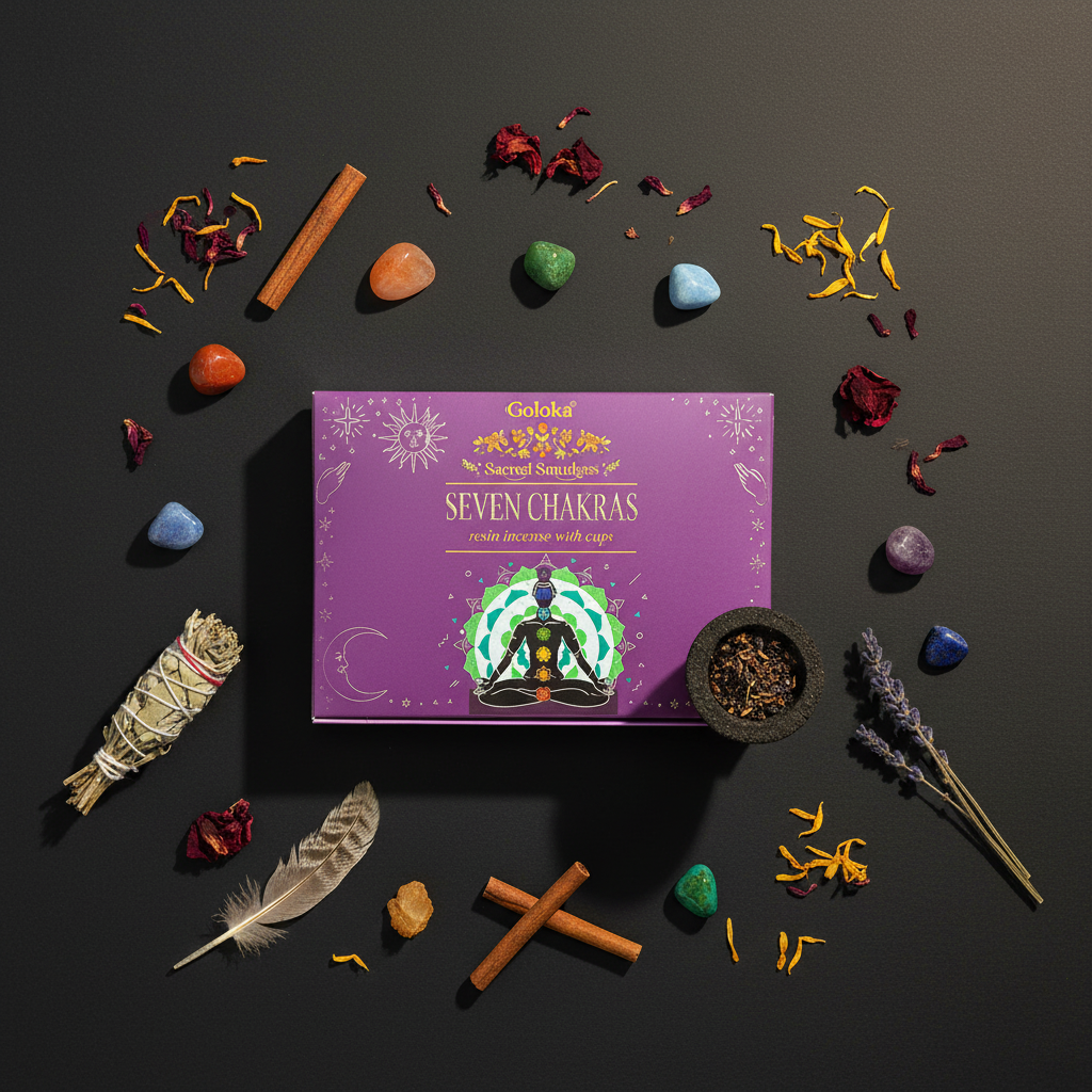 Seven Chakras Flat Lay