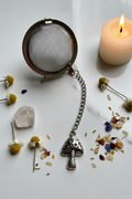 Silver Mushroom Fairy Tea Ball Hero