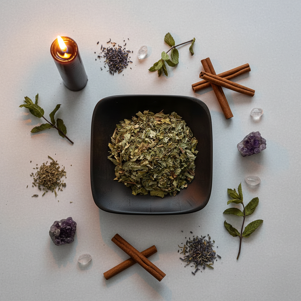 Spearmint Flat Lay