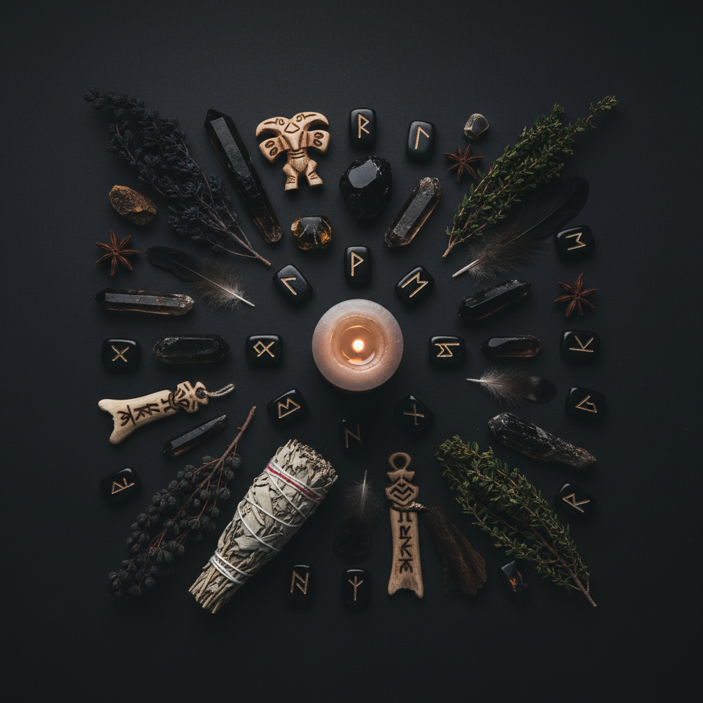 Spirit Voices Flat Lay