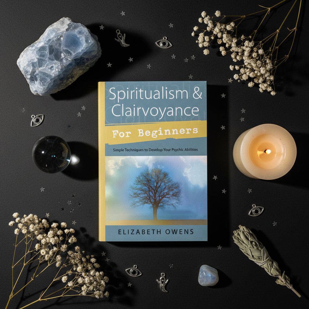 Spiritualism & Clairvoyance for Beginners Flat Lay