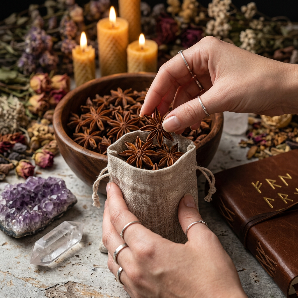 Star anise sachet preparation