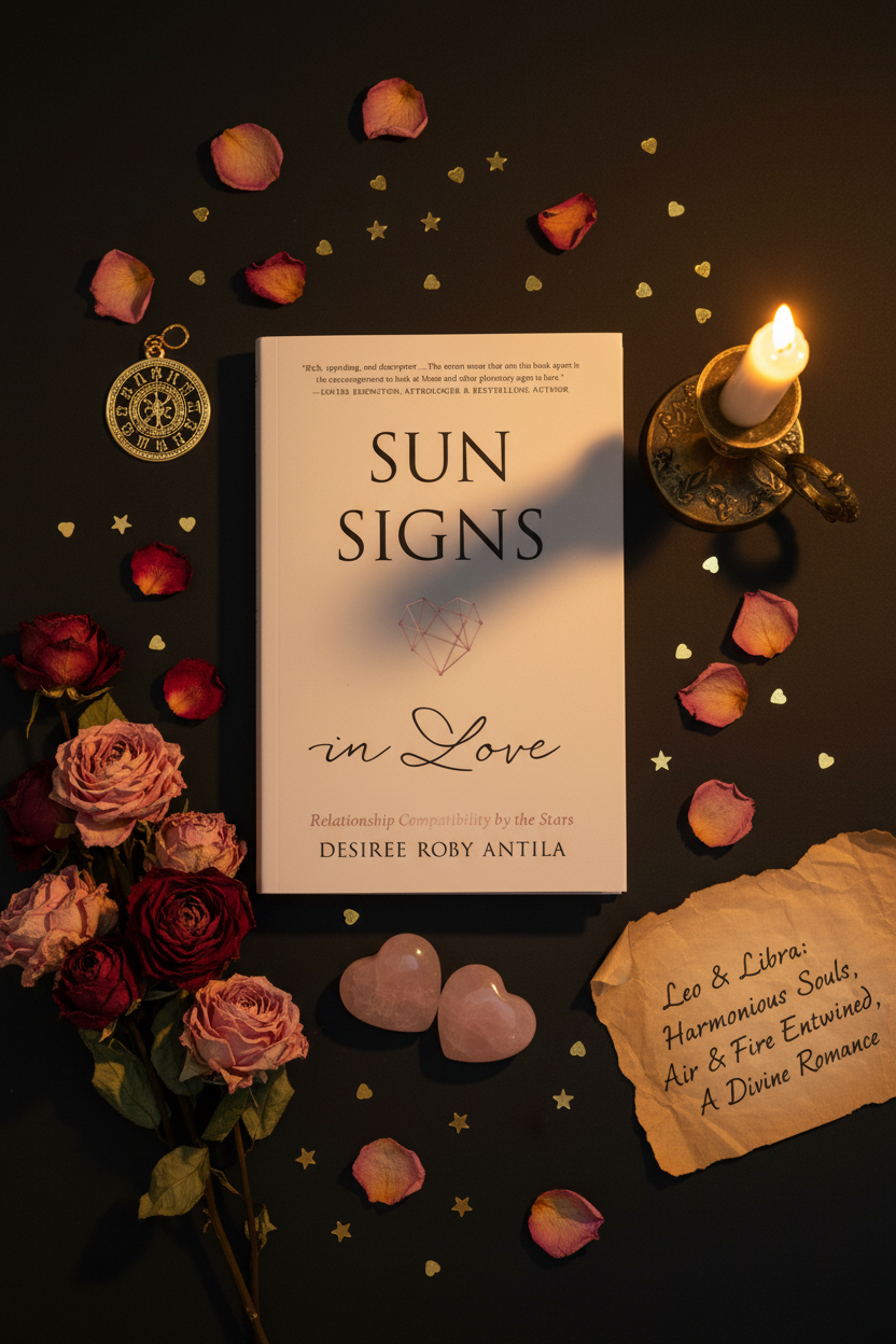 Sun Signs in Love Flat Lay