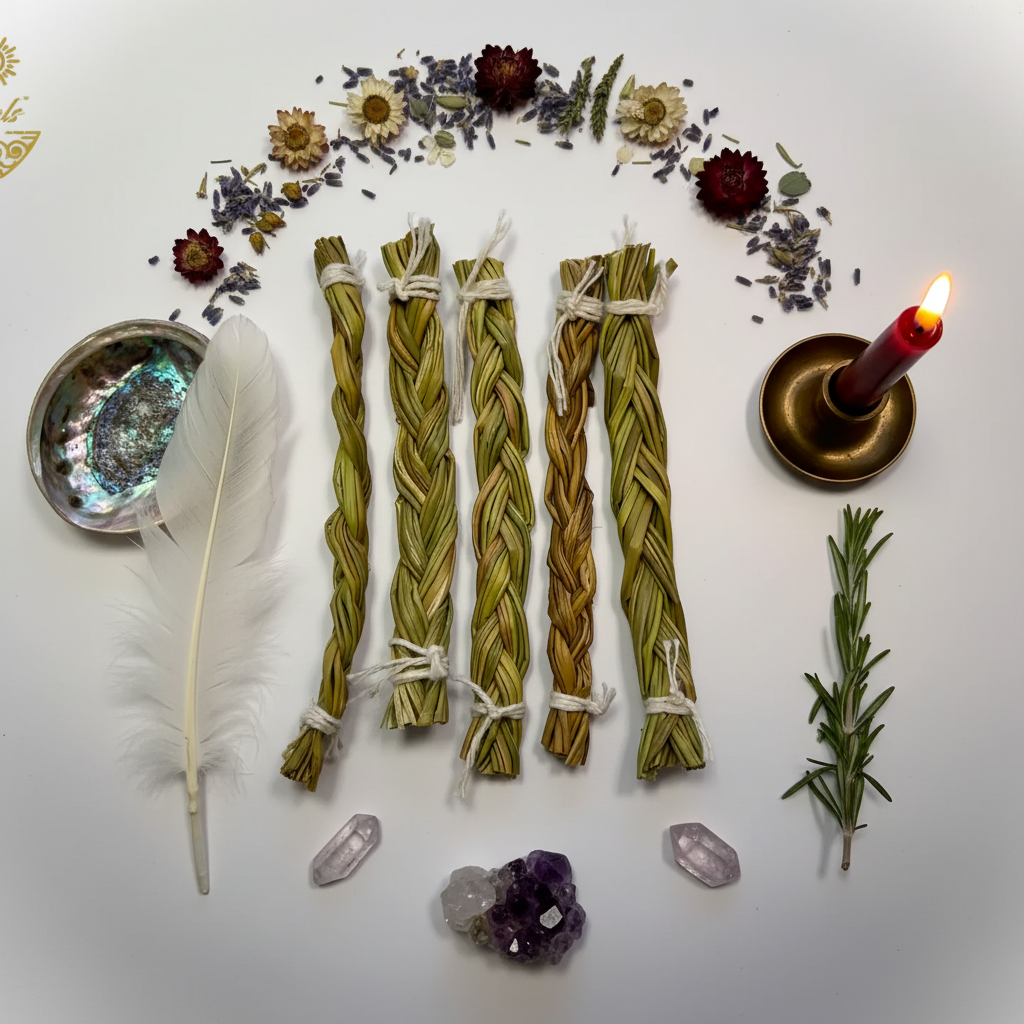 Sweetgrass Flat Lay