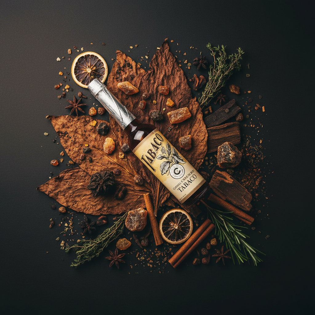 Tabaco Flat Lay