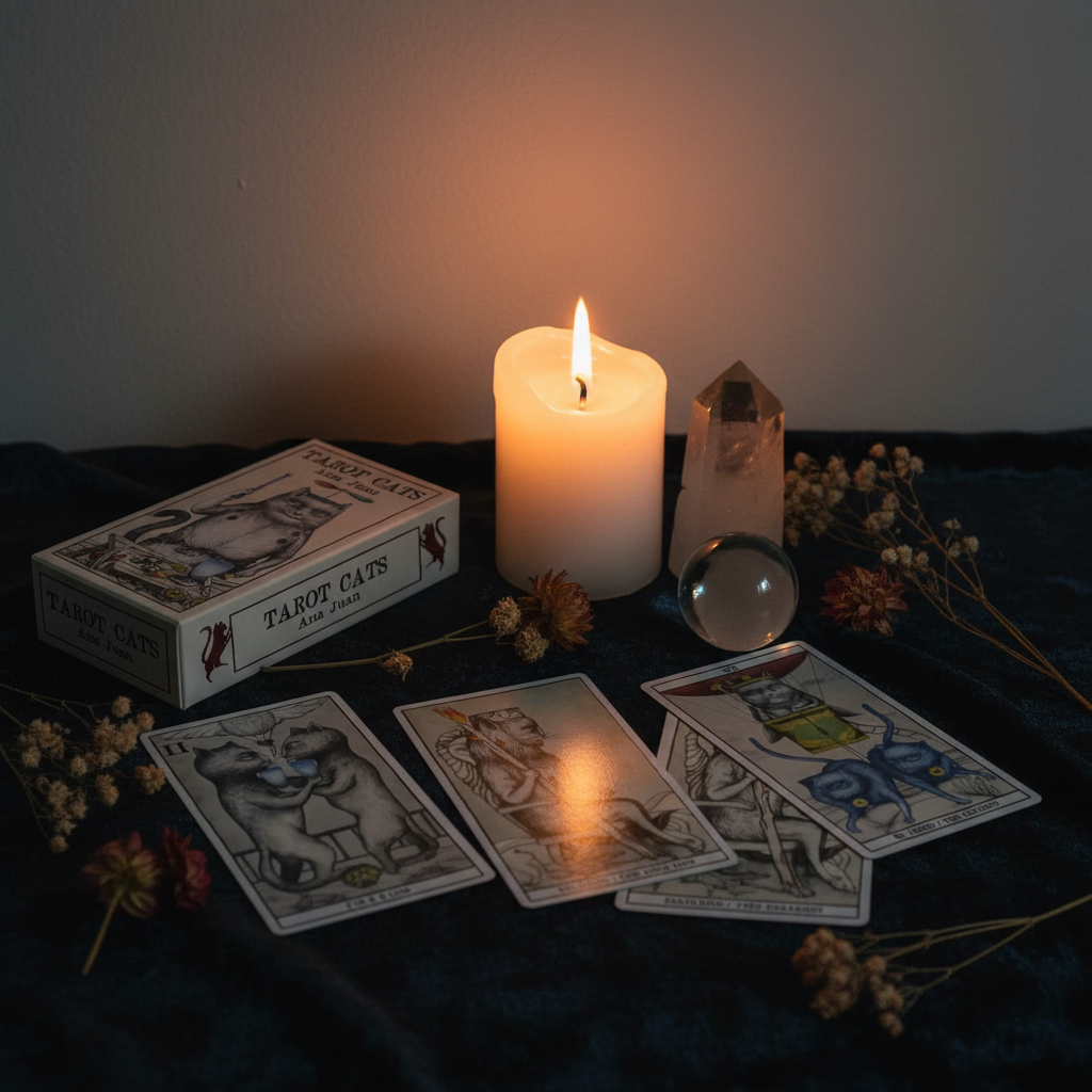 Tarot Cats Lifestyle Shot