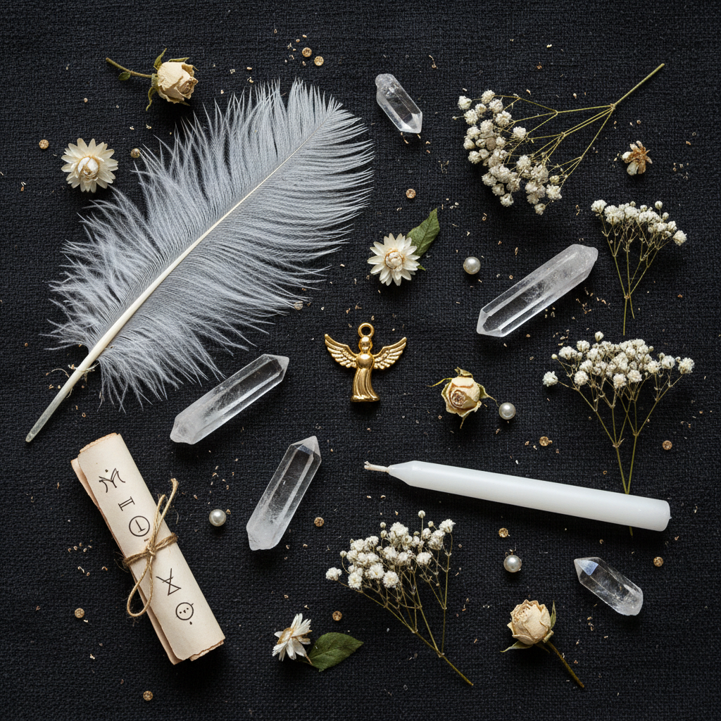 The Angel Bible - Flat Lay