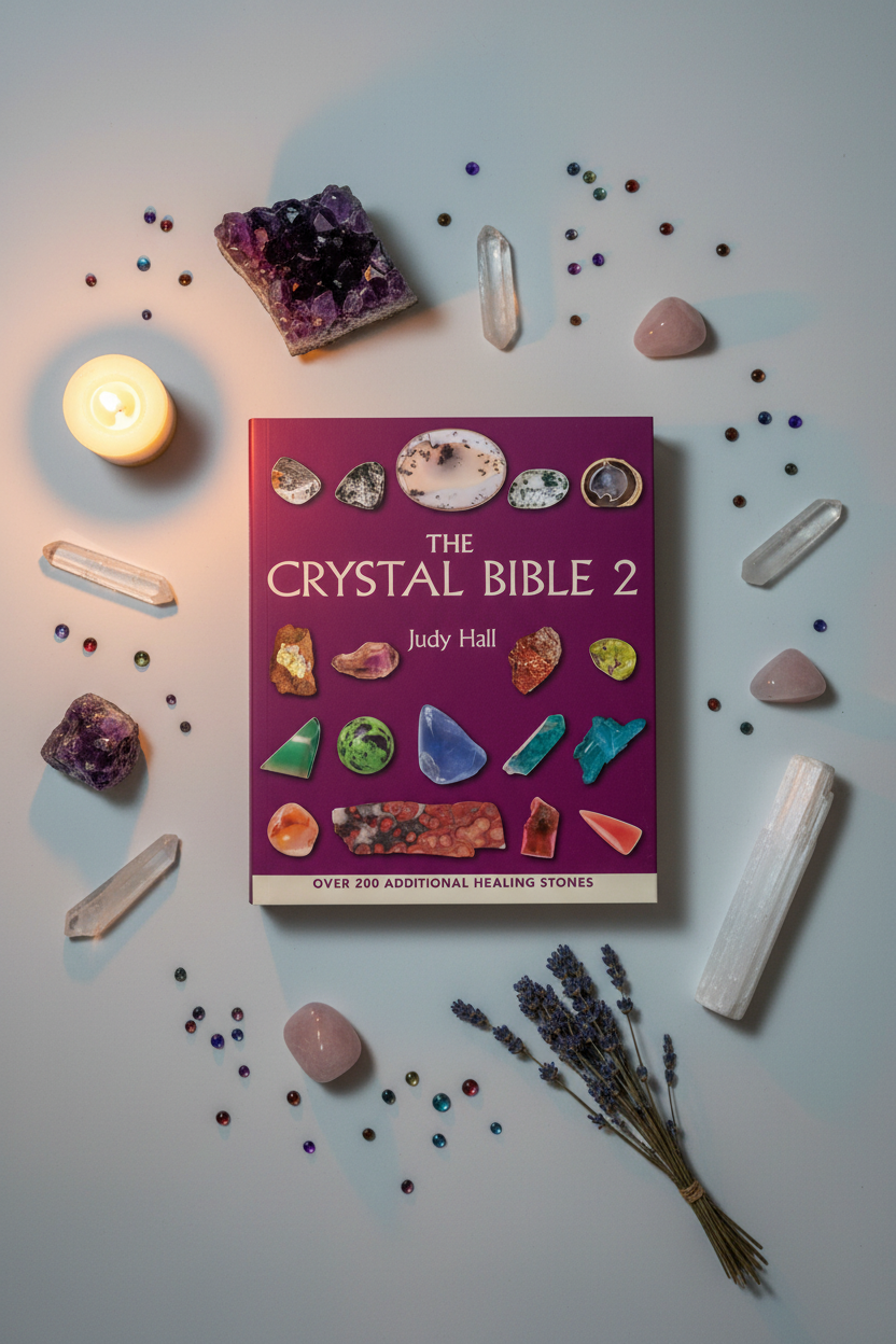 The Crystal Bible 2 Flat Lay