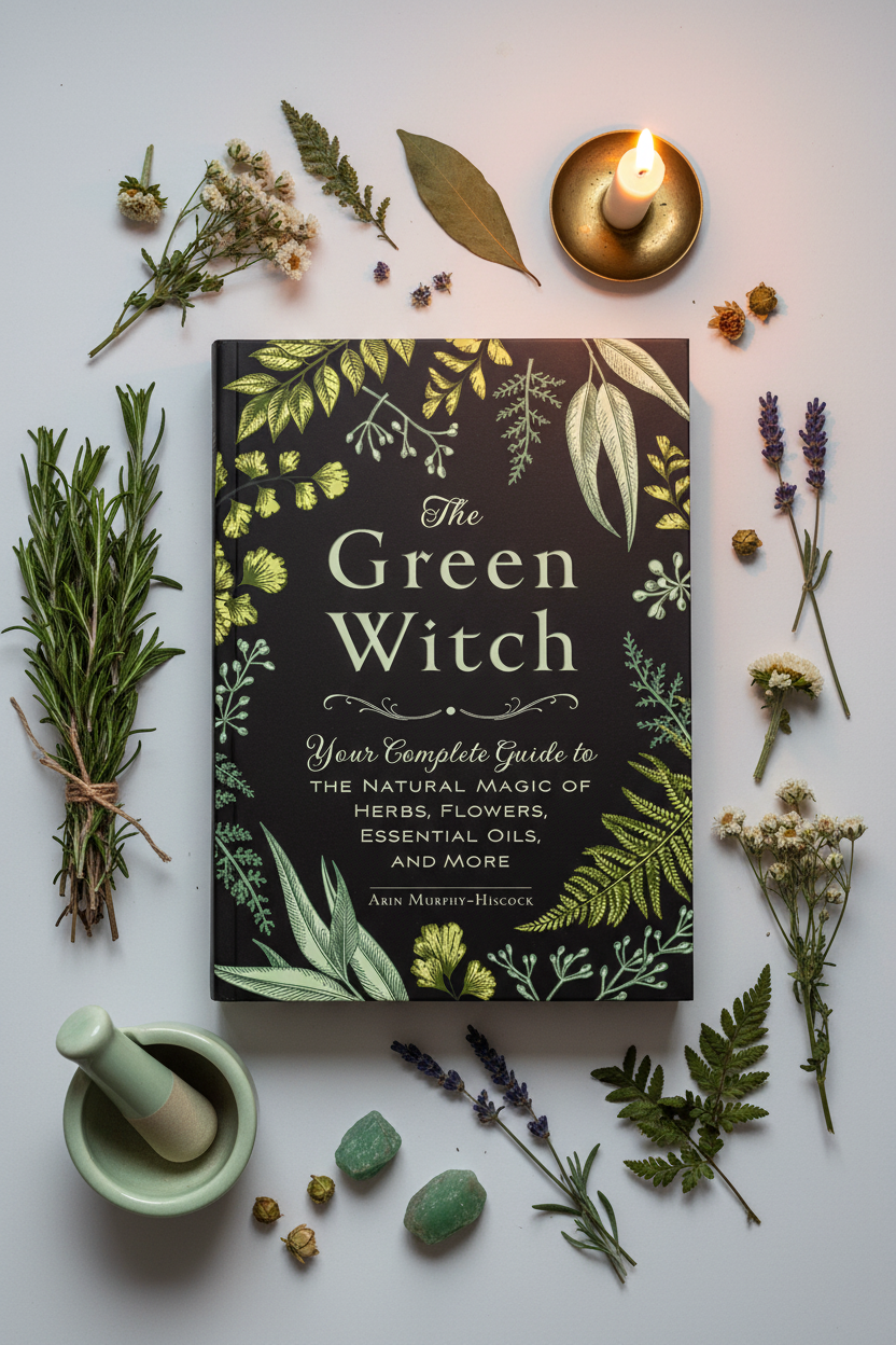 The Green Witch Flat Lay