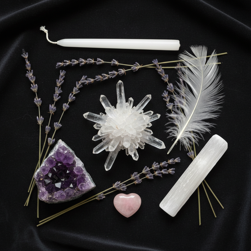 The Healer's Manual - Flat Lay