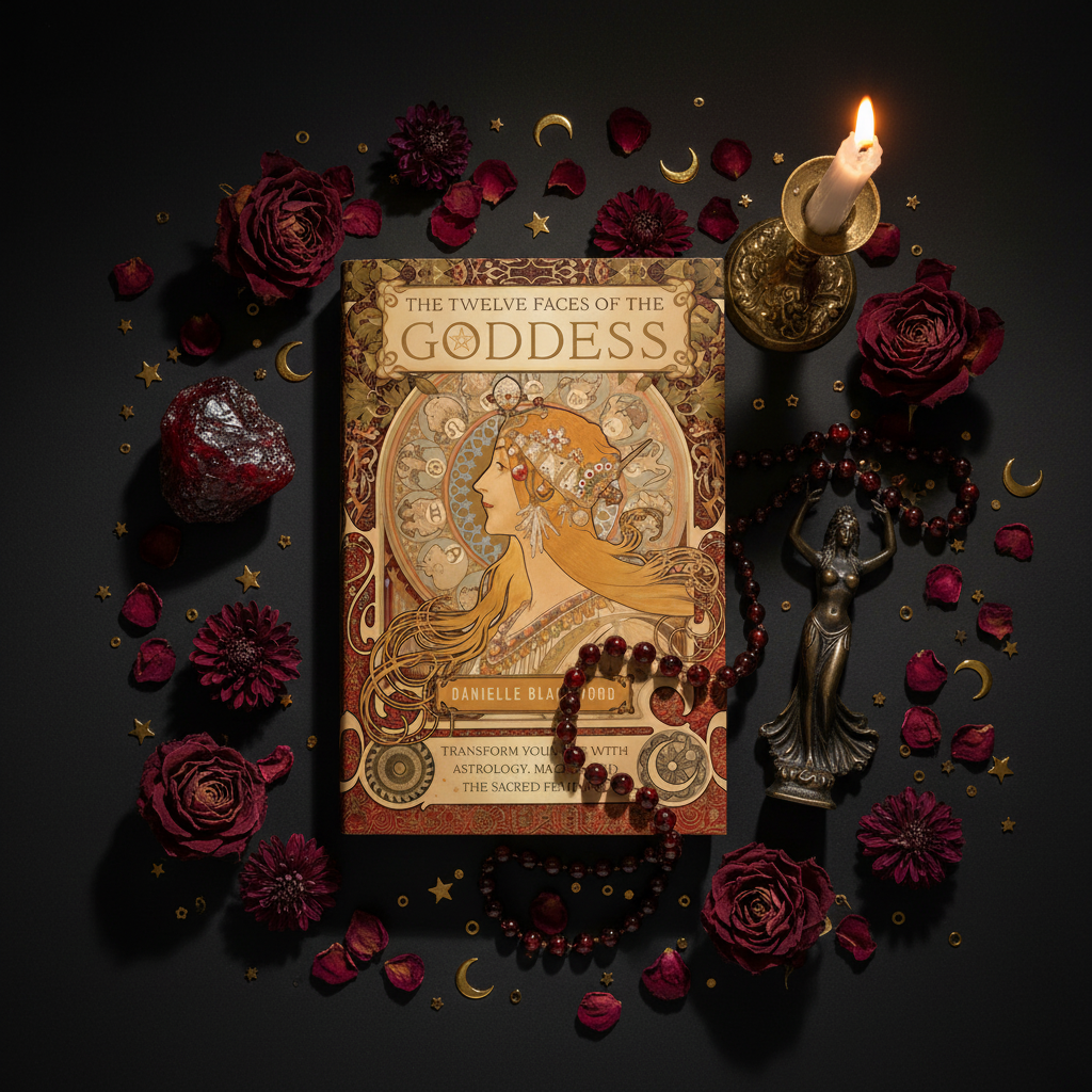 The Twelve Faces of the Goddess Flat Lay