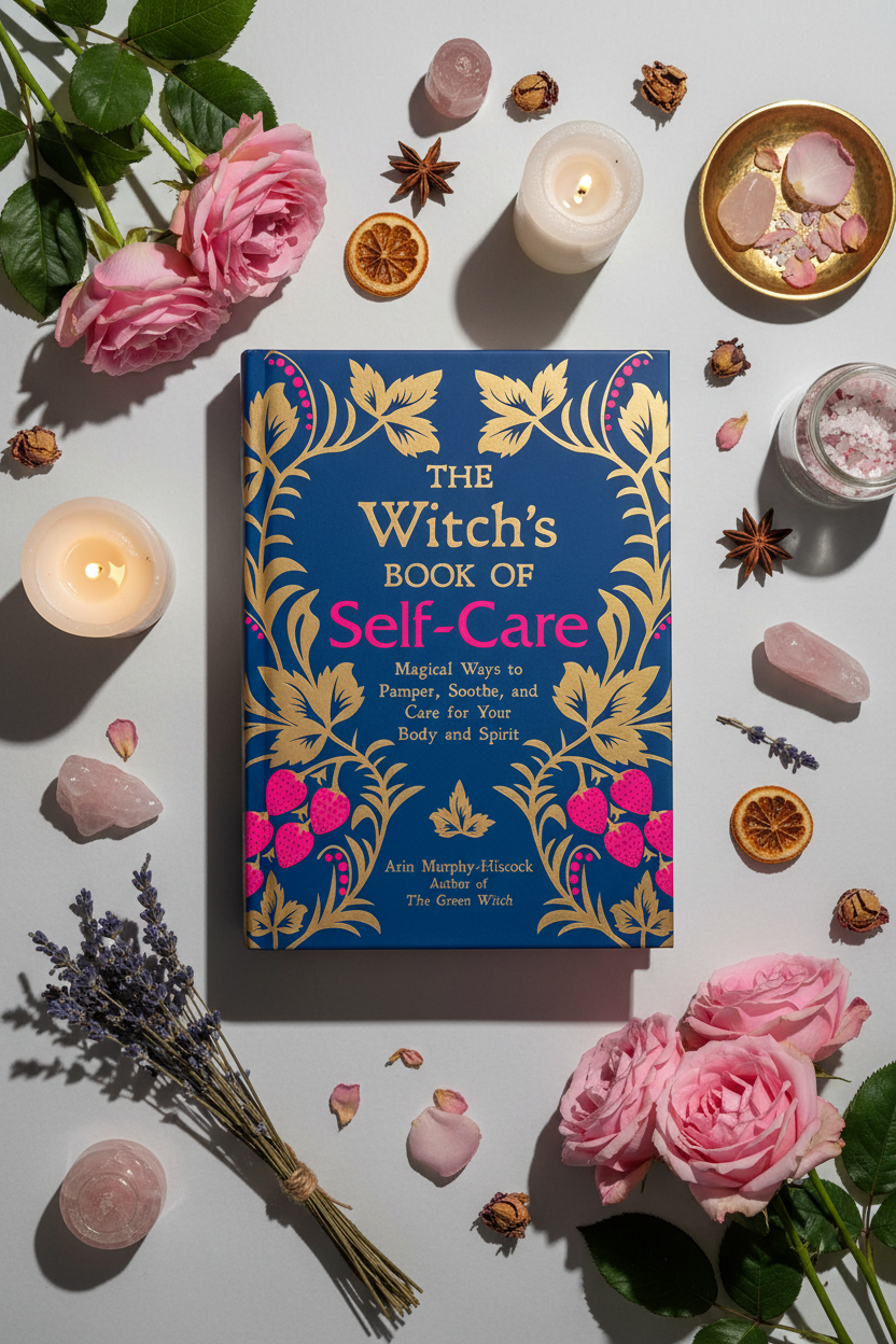 The Witch's Book of Self-Care Flat Lay