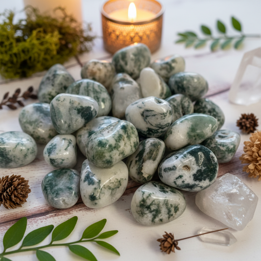 Tree Agate Cluster