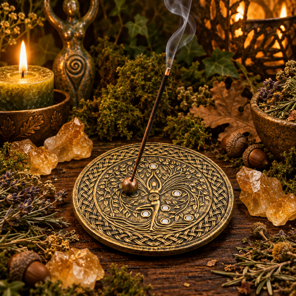 Tree of Life Yoga Goddess Incense Holder Lifestyle