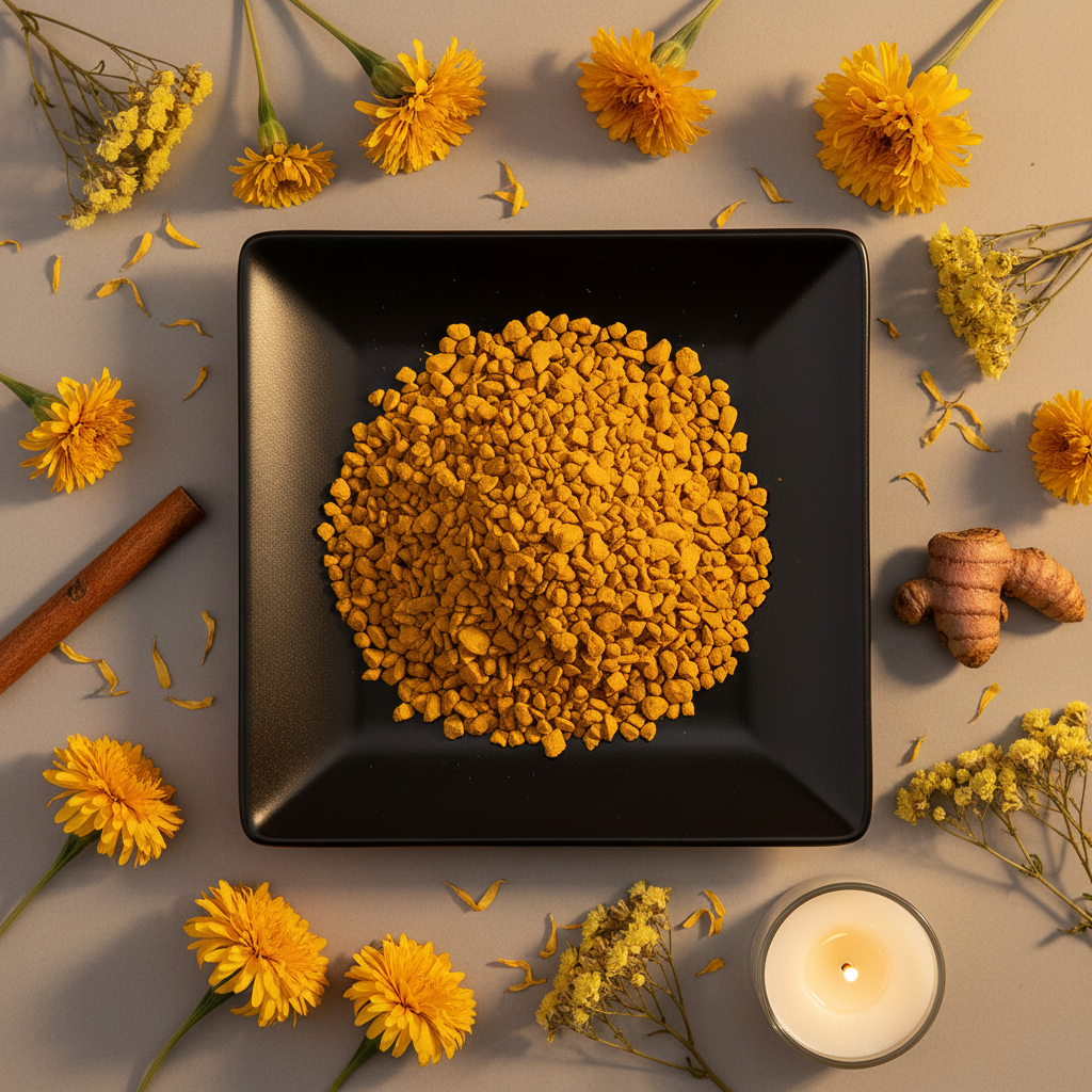 Turmeric Flat Lay
