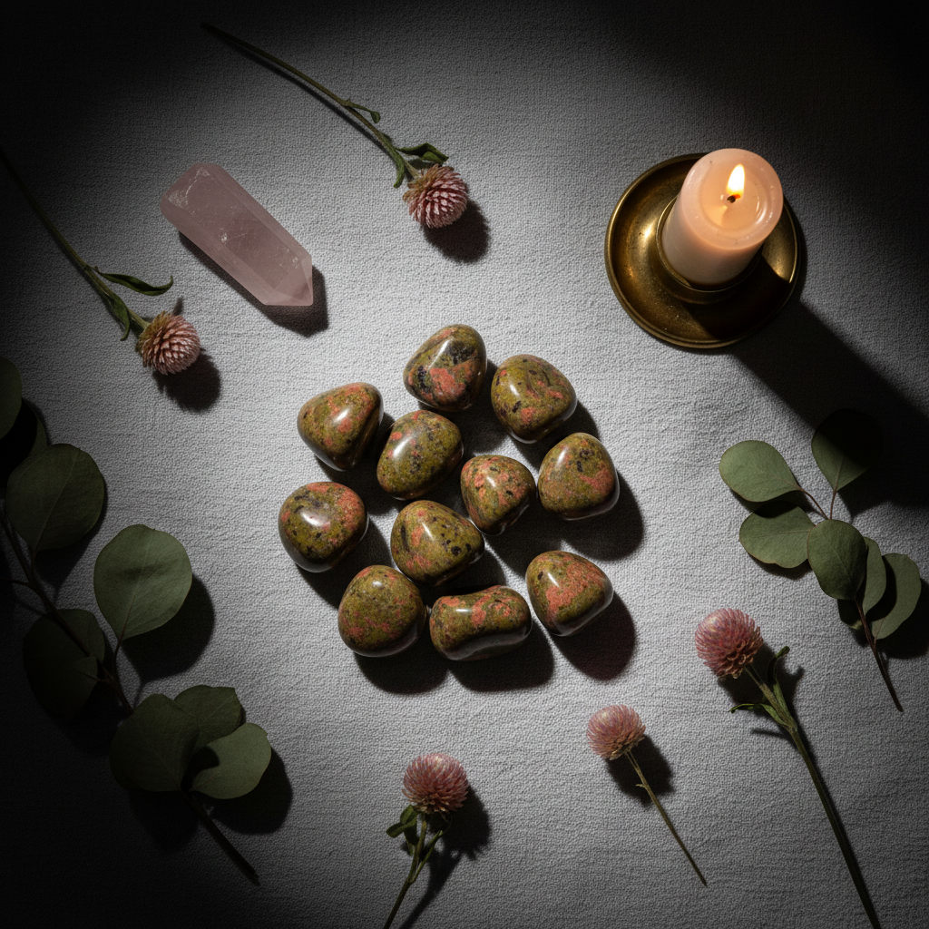 Unakite Flat Lay