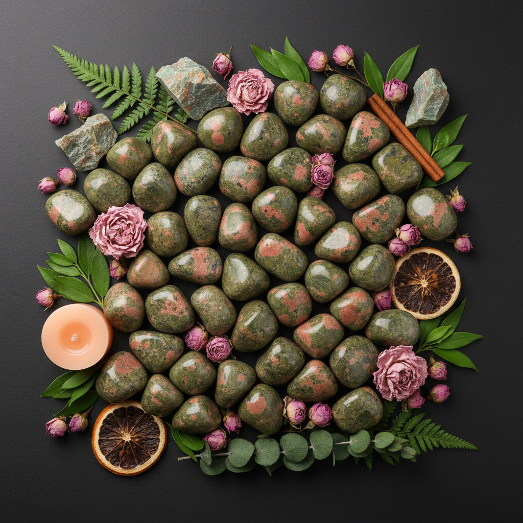Unakite Flat Lay
