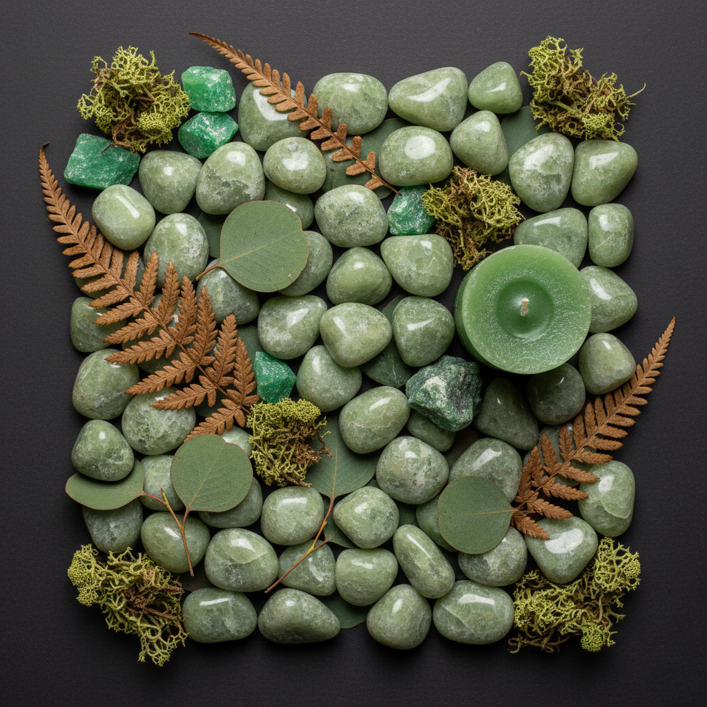 Vesuvianite Flat Lay