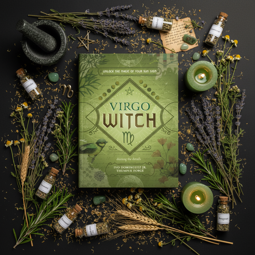 Virgo Witch Flat Lay
