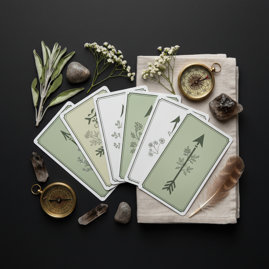 WayCard Oracle Flat Lay
