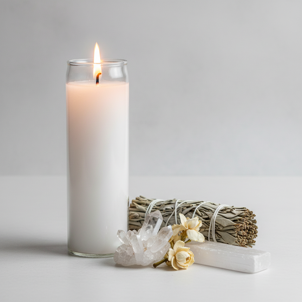White 7-Day Candle Hero