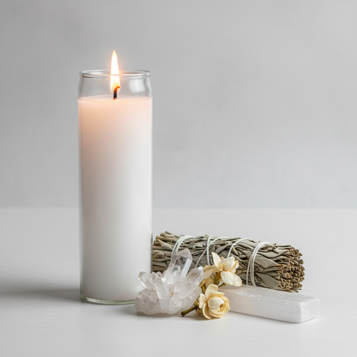 White 7-Day Candle Hero