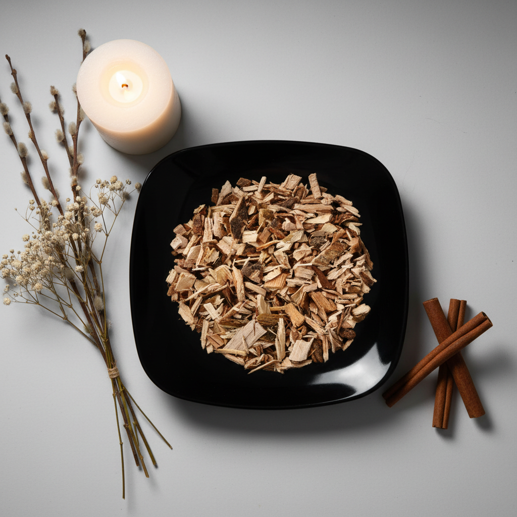 White Willow Bark Flat Lay