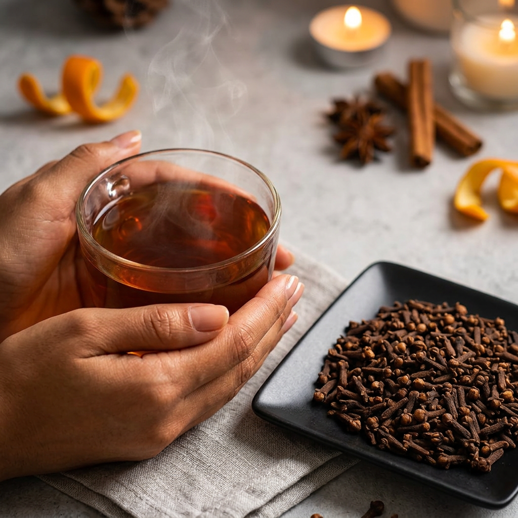 Whole clove spiced infusion lifestyle