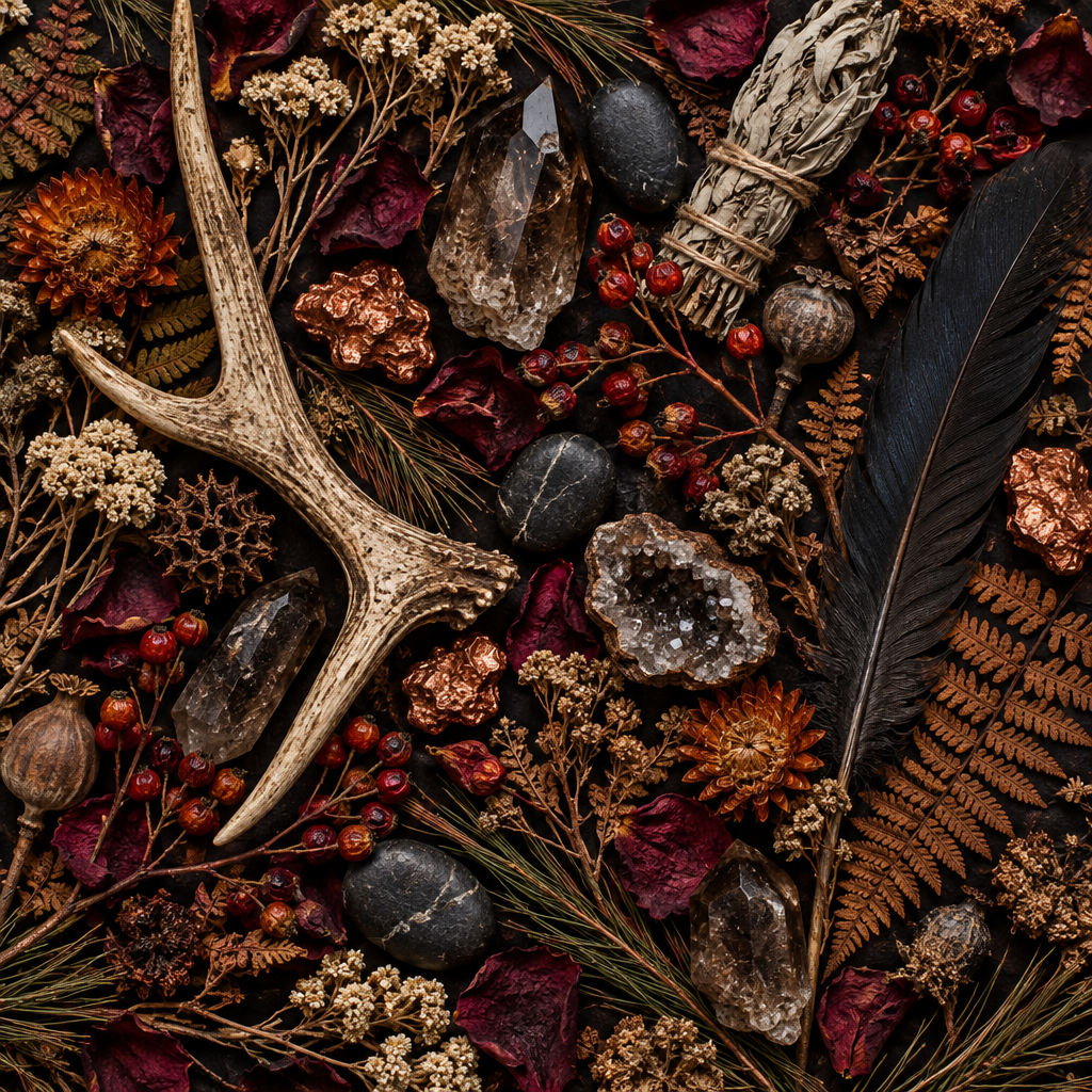 Wild Woman Oracle Flat Lay