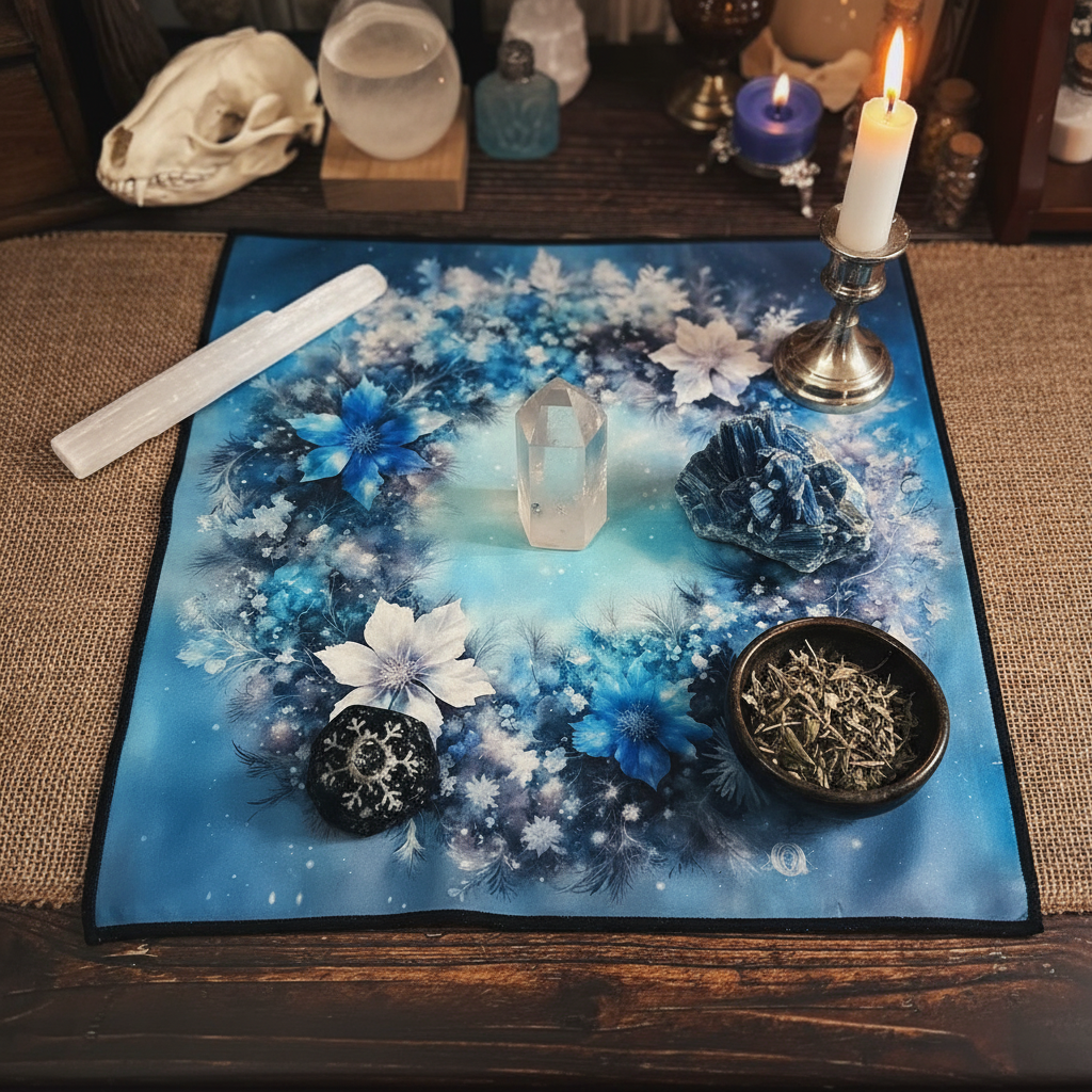 Winter Altar Cloth Lifestyle