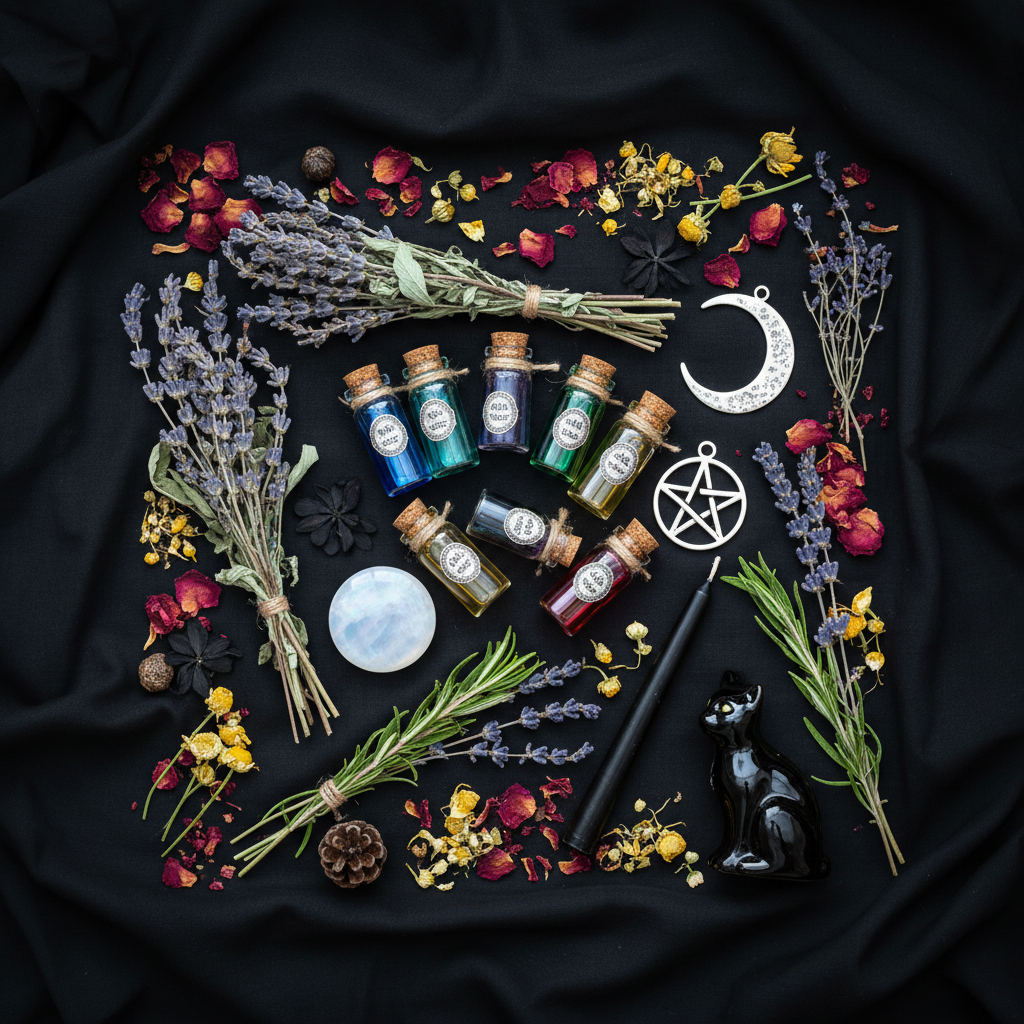 Witches' Datebook 2027 - Flat Lay